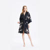 16/19/22 mm Mulberry Silk Custom Floral Printed Kimono Robes Sleepwear untuk Wanita